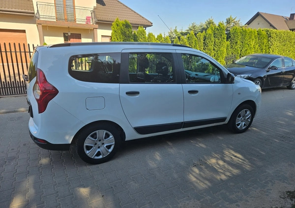 Dacia Lodgy cena 43500 przebieg: 115416, rok produkcji 2018 z Lesko małe 301